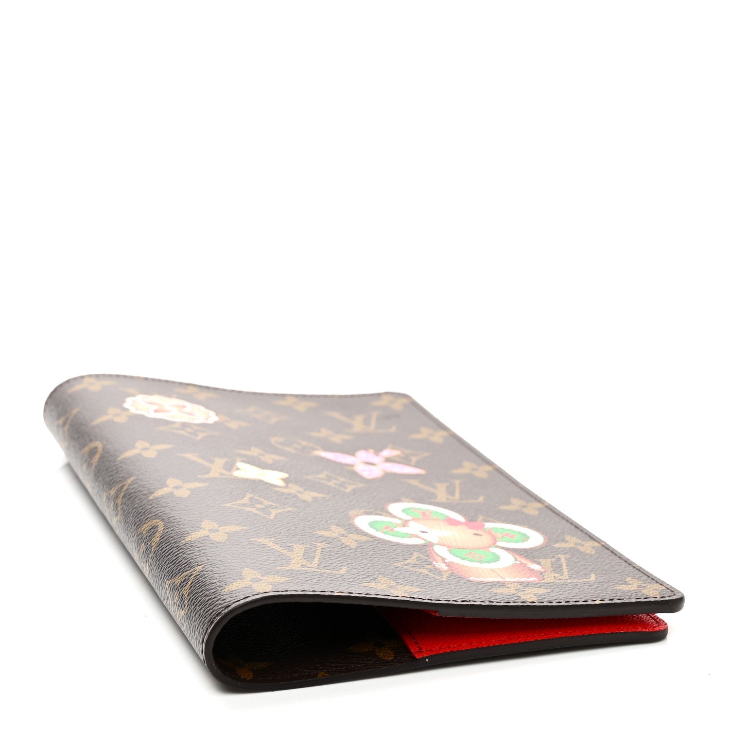Louis Vuitton Monogram Emily Notebook Cove MM Coquelicot