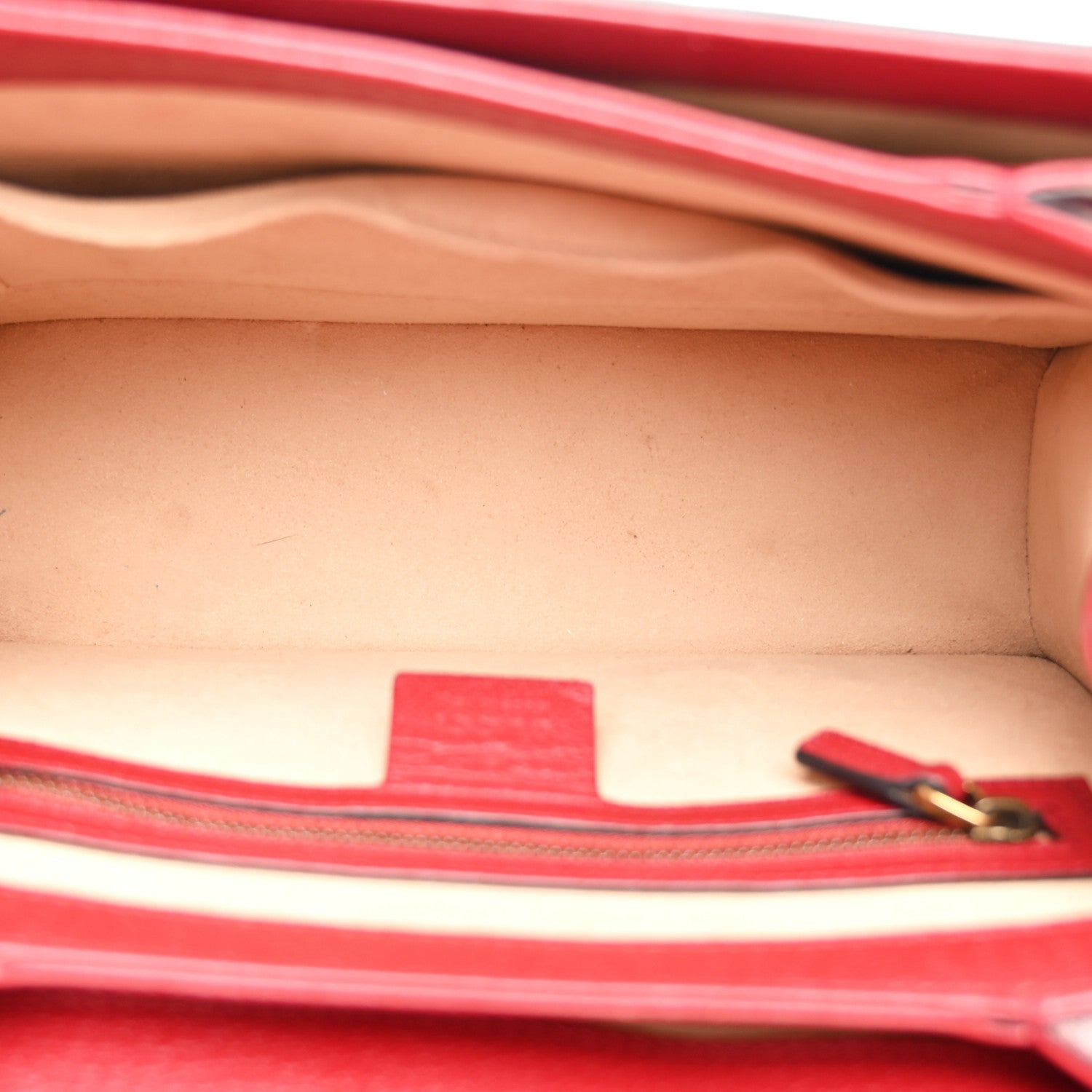 Gucci GG Supreme Monogram Small Queen Margaret Top Handle Bag Red