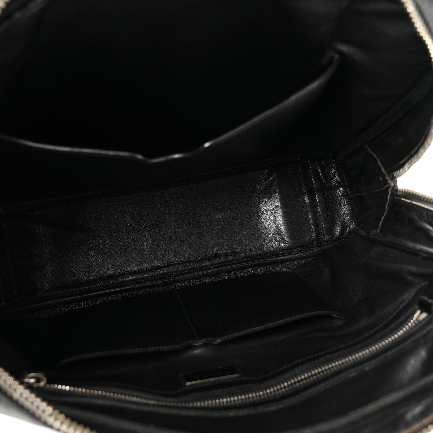 Prada Saffiano Travel Briefcase Black