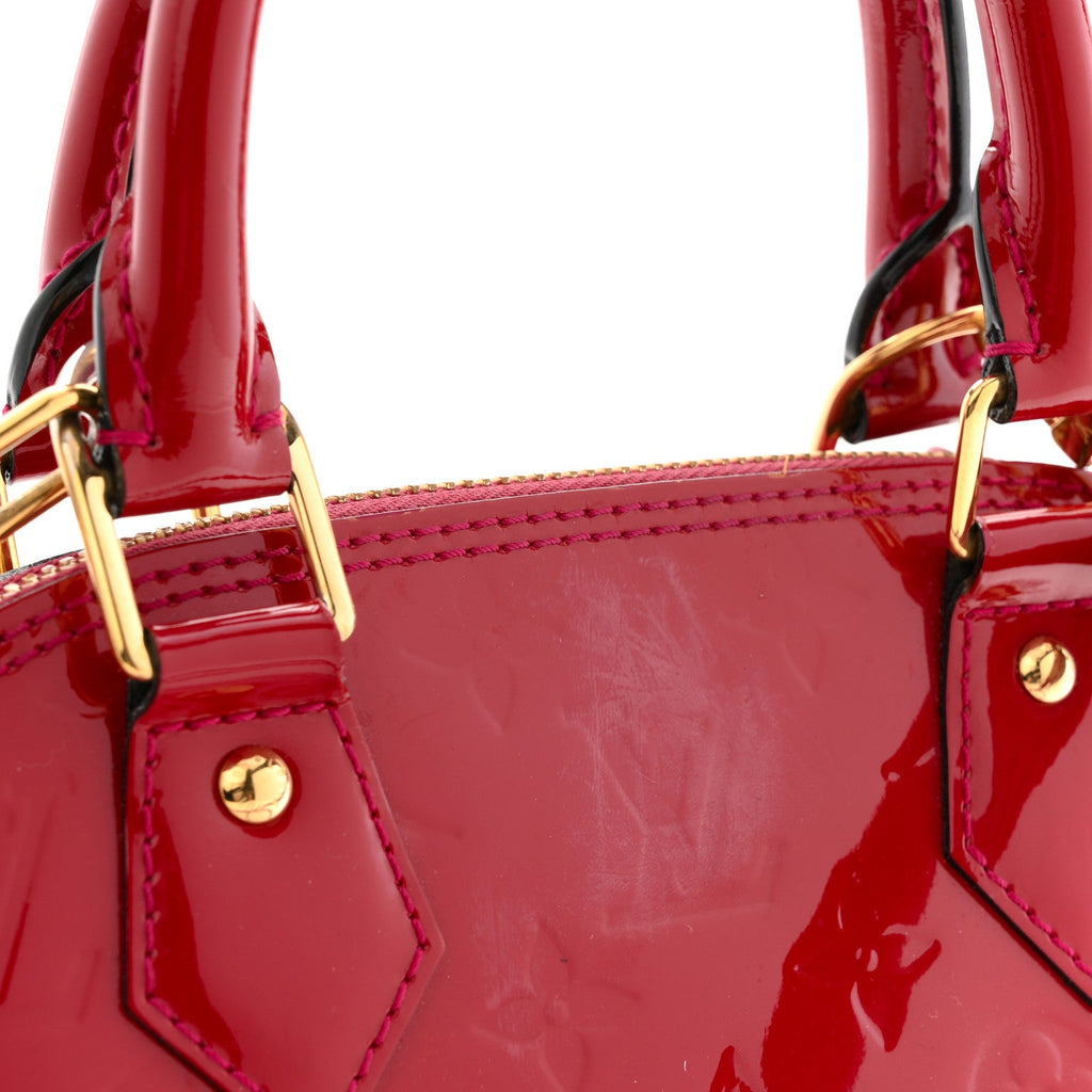 Louis Vuitton Vernis Alma BB Rose Indien