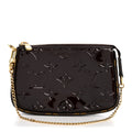 Louis Vuitton Vernis Monogram Mini Pochette Accessories Amarante