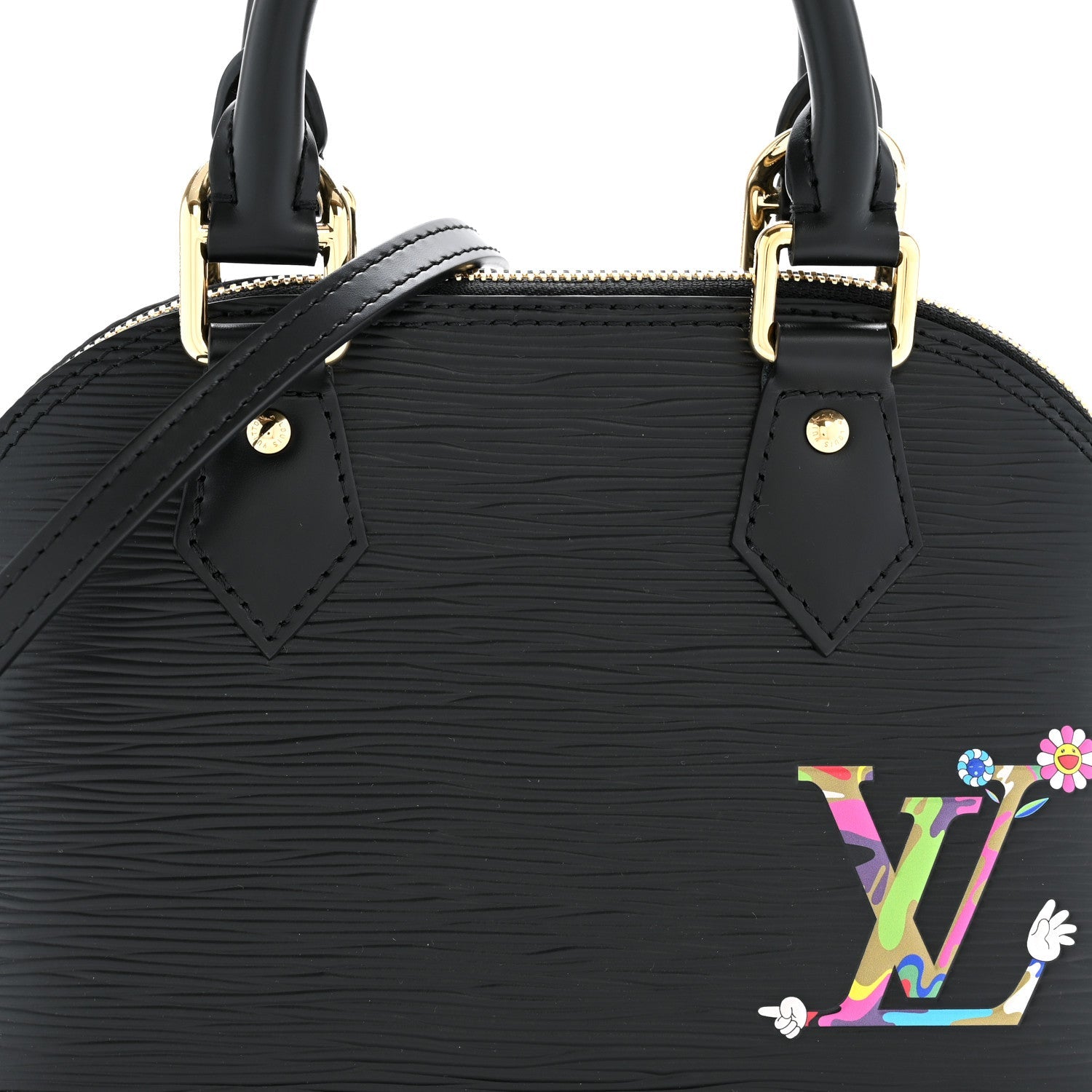 Louis Vuitton LV X TM Epi Alma BB Black