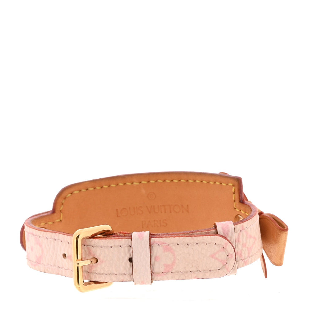 Louis Vuitton Monogram Cherry Blossom Address Wish Bracelet Pink
