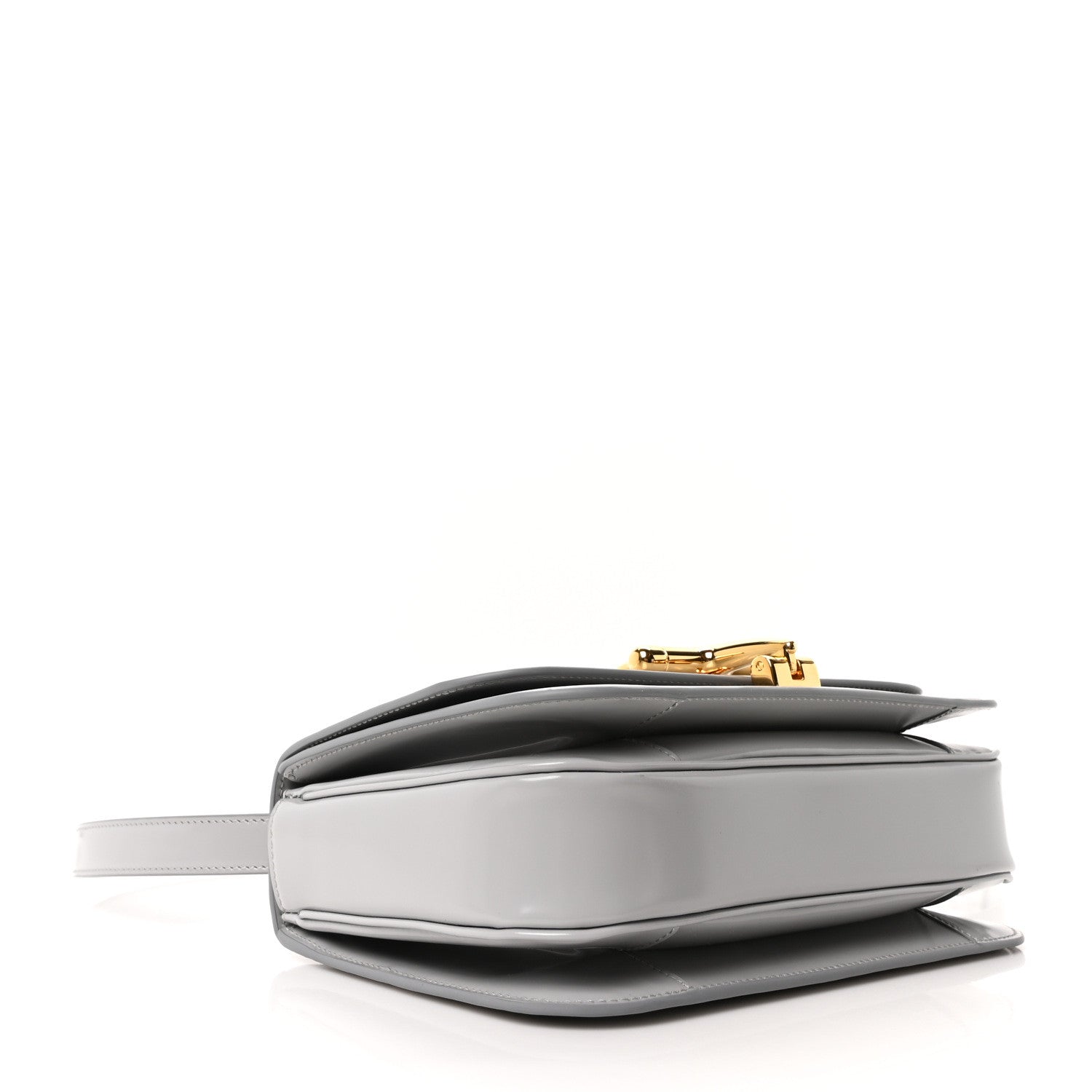 Gucci Calfskin Siena Shoulder Bag Grey