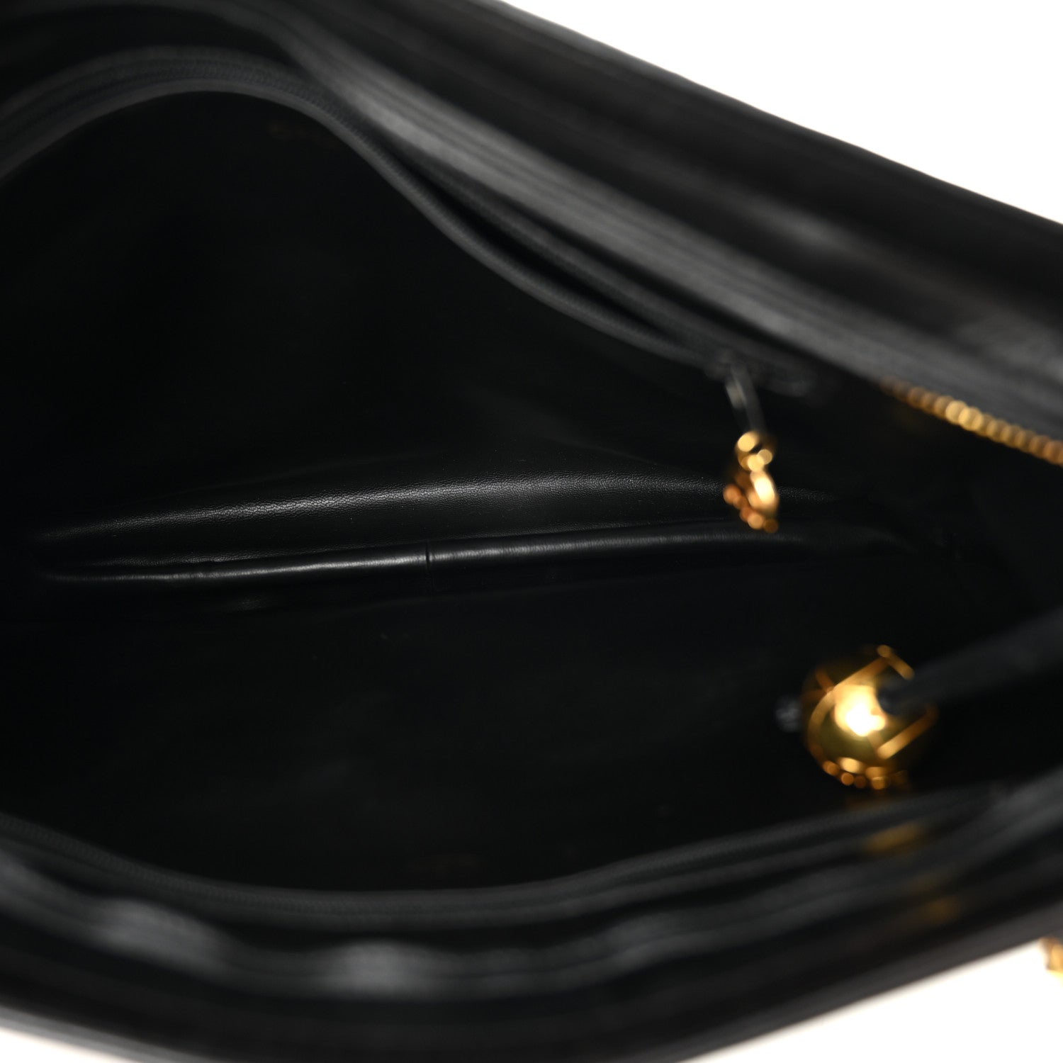 Chanel Lambskin Triple CC Shoulder Bag Black