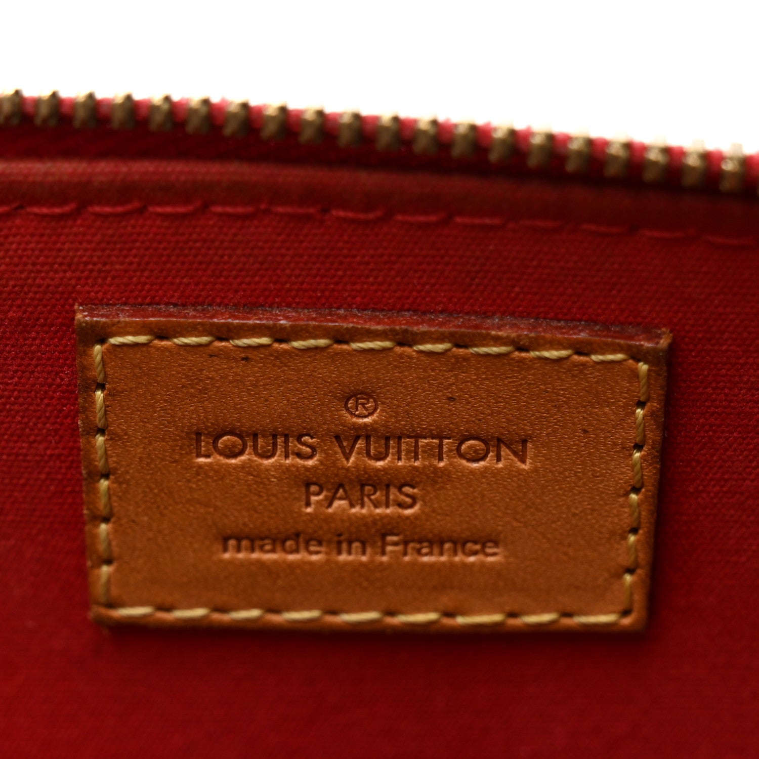 Louis Vuitton Vernis Alma BB Cherry