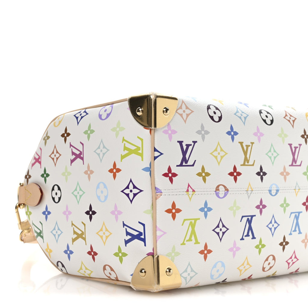 Louis Vuitton LV X TM Monogram Multicolor Speedy Soft 30 White