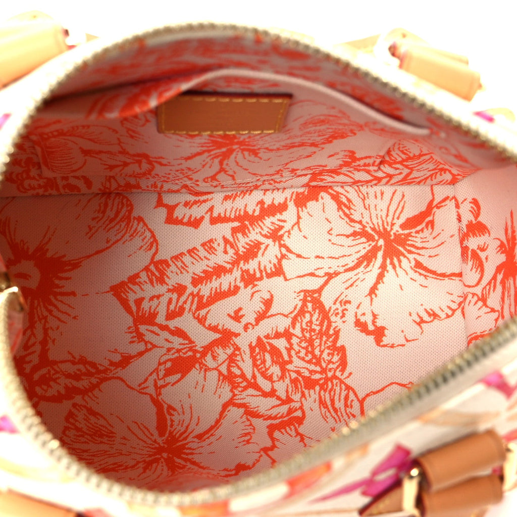 Louis Vuitton Monogram Tiles By The Pool  Speedy 20 Coral
