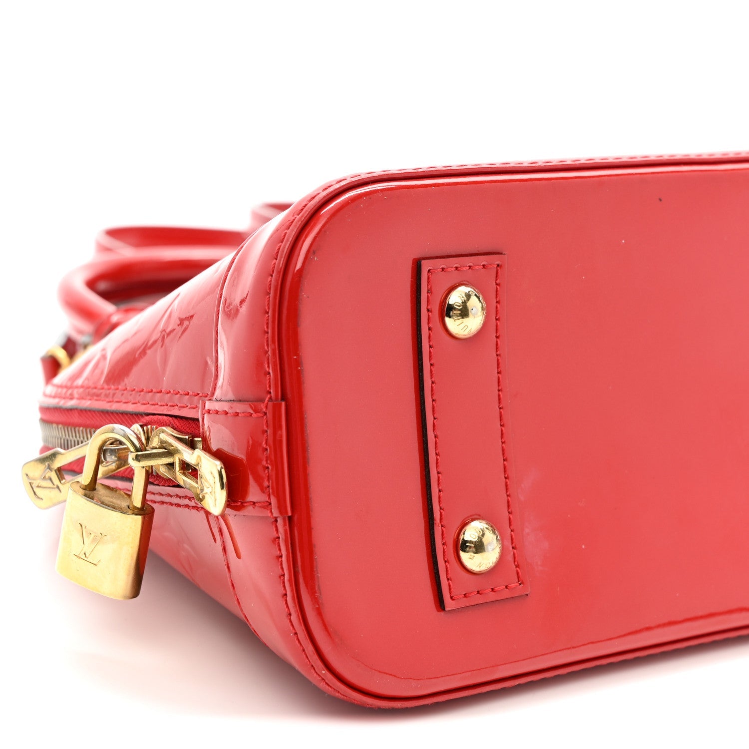 Louis Vuitton Vernis Alma BB Cherry