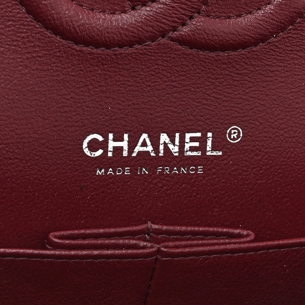 Chanel Lambskin Quilted Medium Double Flap Black