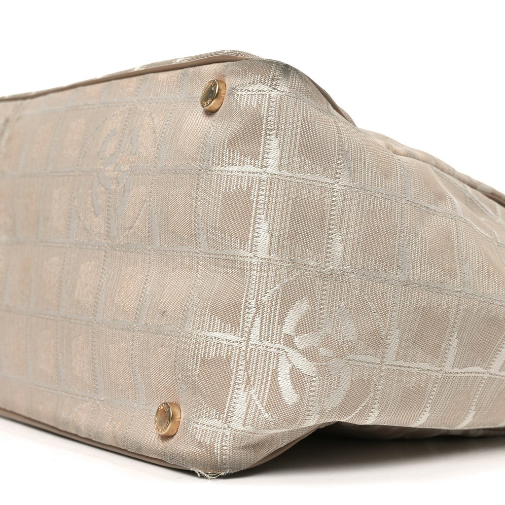 Chanel Nylon Medium Travel Tote Beige