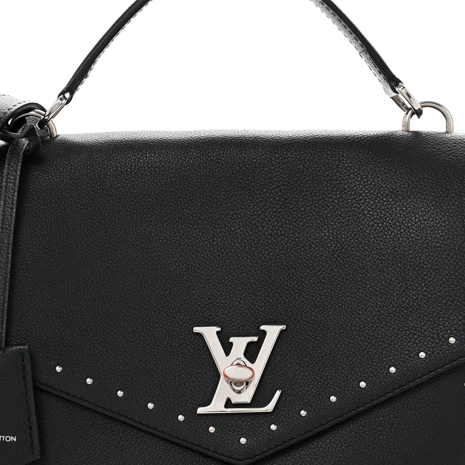Louis Vuitton Soft Calfskin My Lockme Studs Black