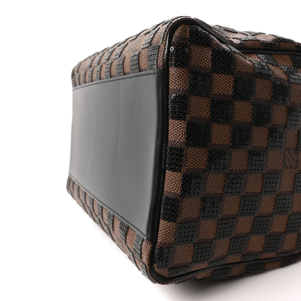 Louis Vuitton Damier Paillettes Speedy 30 Black
