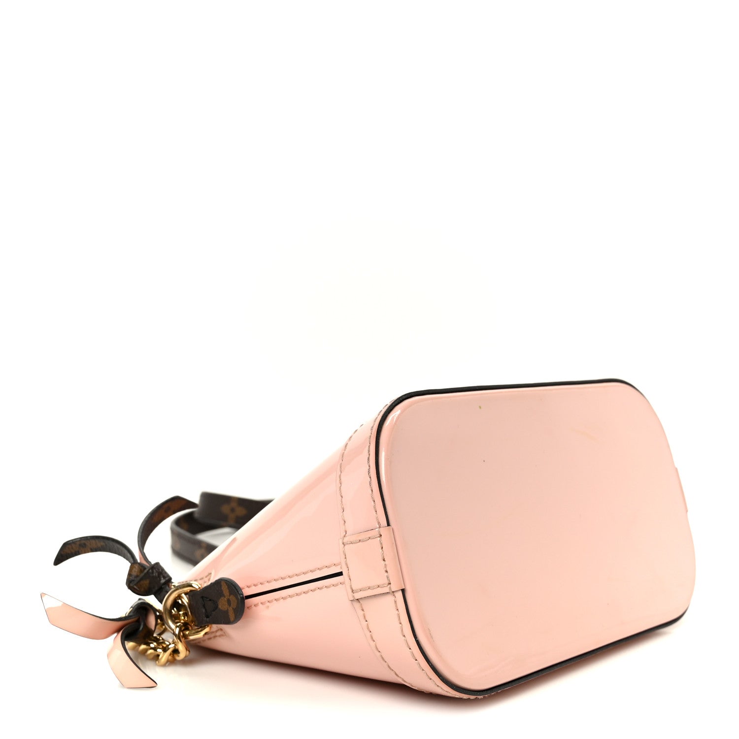 Louis Vuitton Vernis Monogram Alma Mini Rose Ballerine