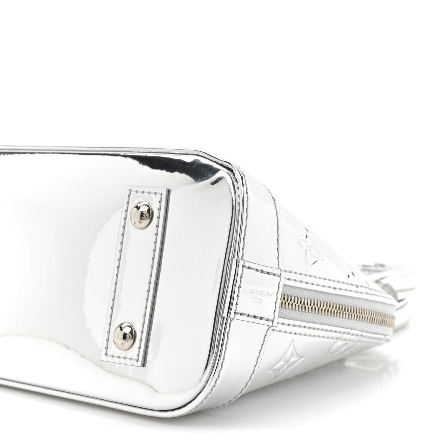 Louis Vuitton Monogram Miroir Alma BB Silver