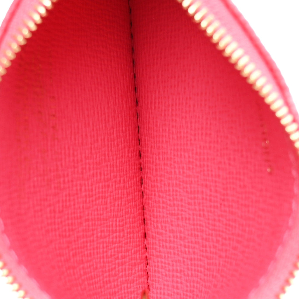 Louis Vuitton Monogram Origine Lin Key Pouch Rose Ruban