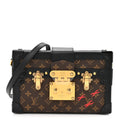 Louis Vuitton Monogram Petite Malle Black