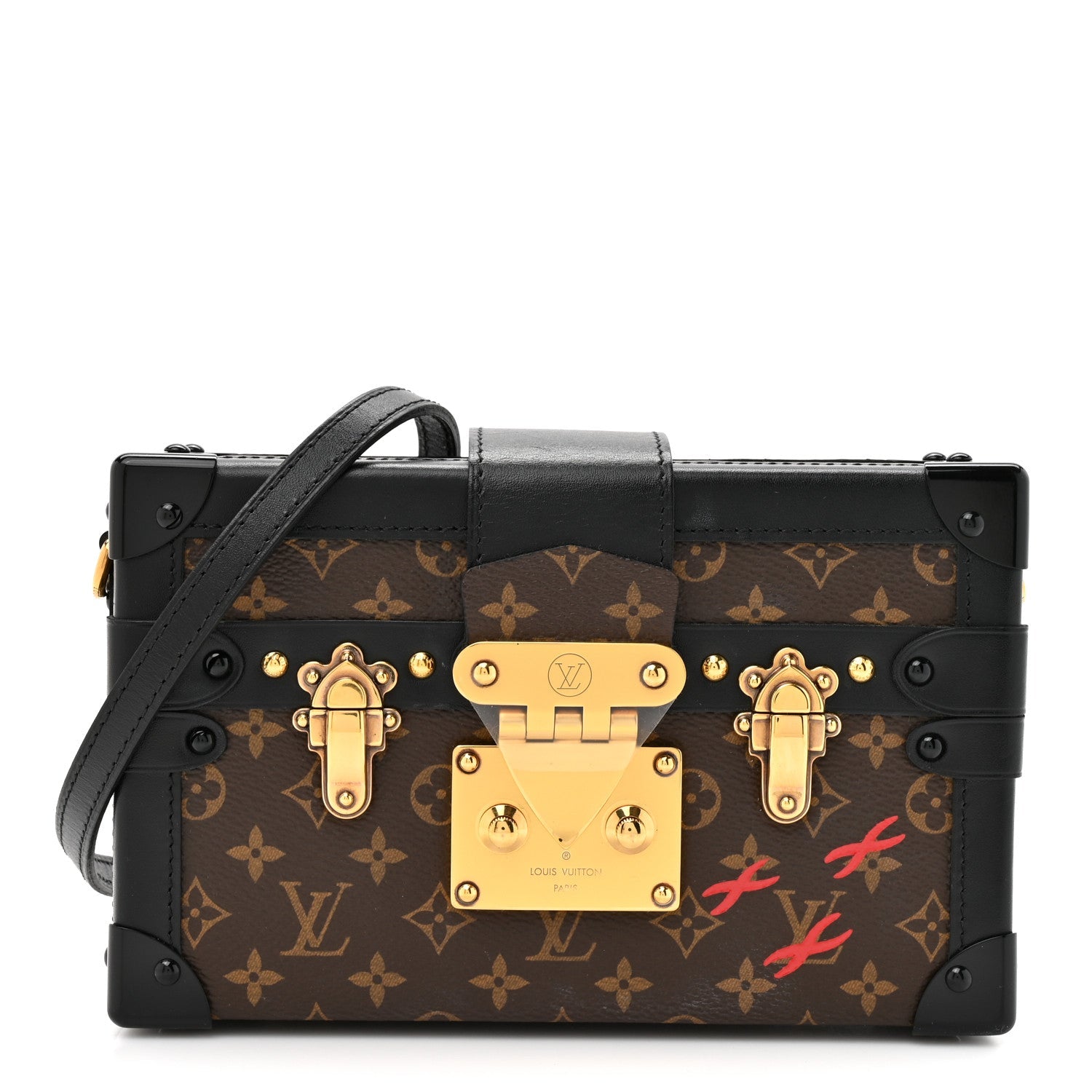 Louis Vuitton Monogram Petite Malle Black