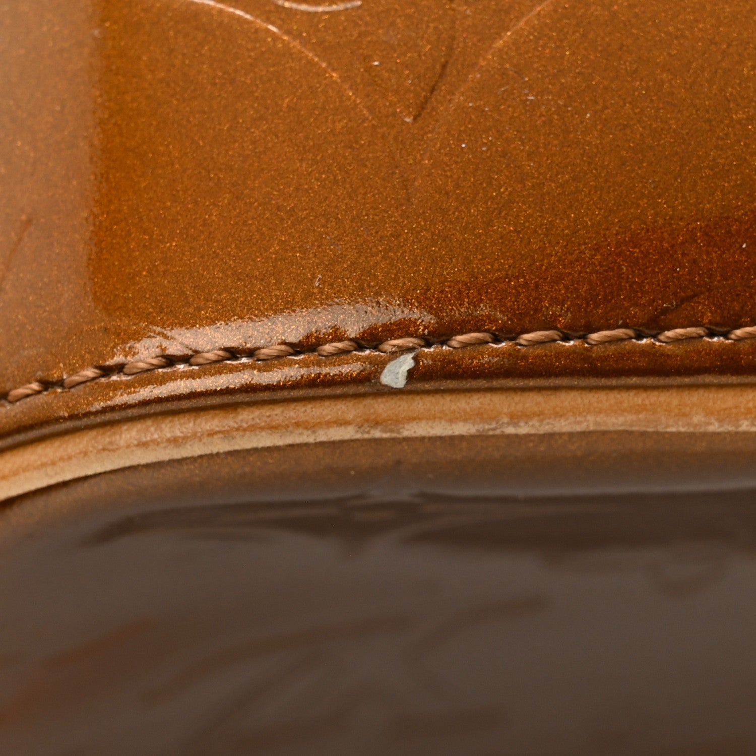 Louis Vuitton Vernis Christie MM Bronze