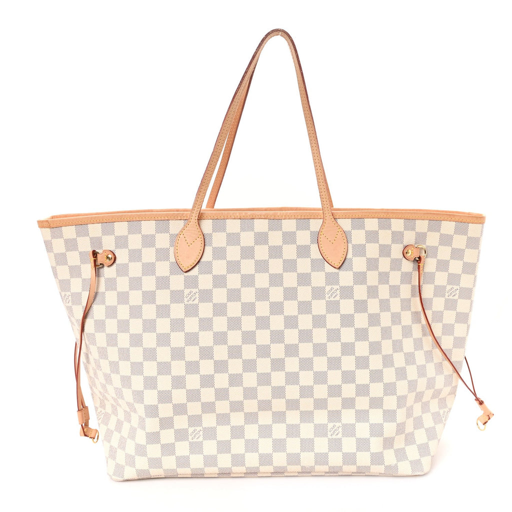 Louis Vuitton Damier Azur Neo Neverfull GM Rose Ballerine