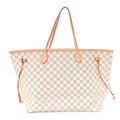 Louis Vuitton Damier Azur Neo Neverfull GM Rose Ballerine