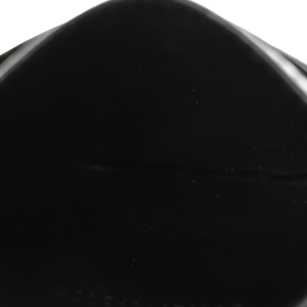 Gucci Calfskin Matelasse GG Marmont Card Holder Black
