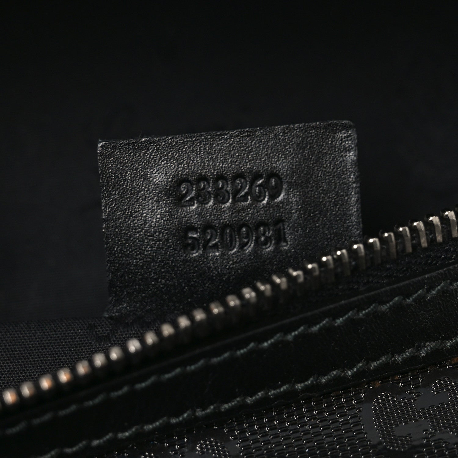 Gucci Imprime Monogram Belt Bag Black