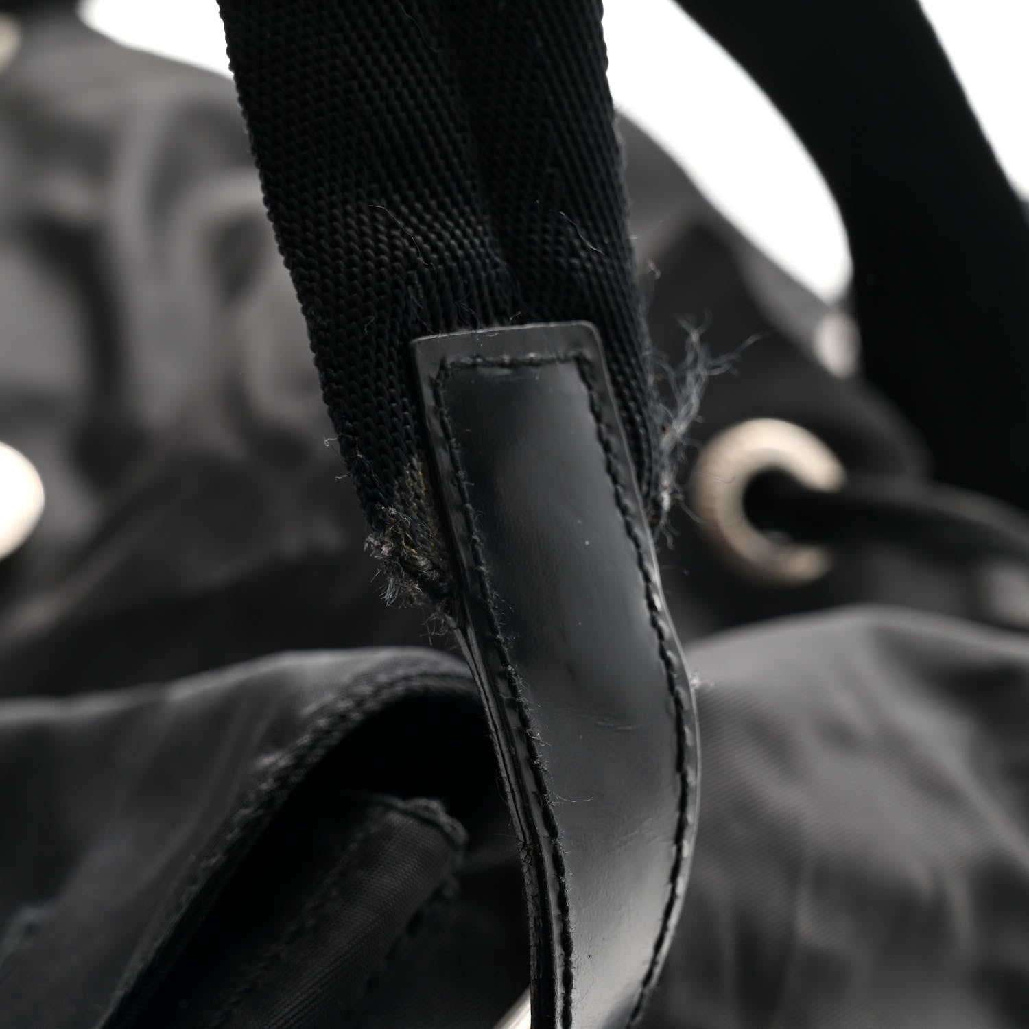 Prada Nylon Vela Medium Backpack Black