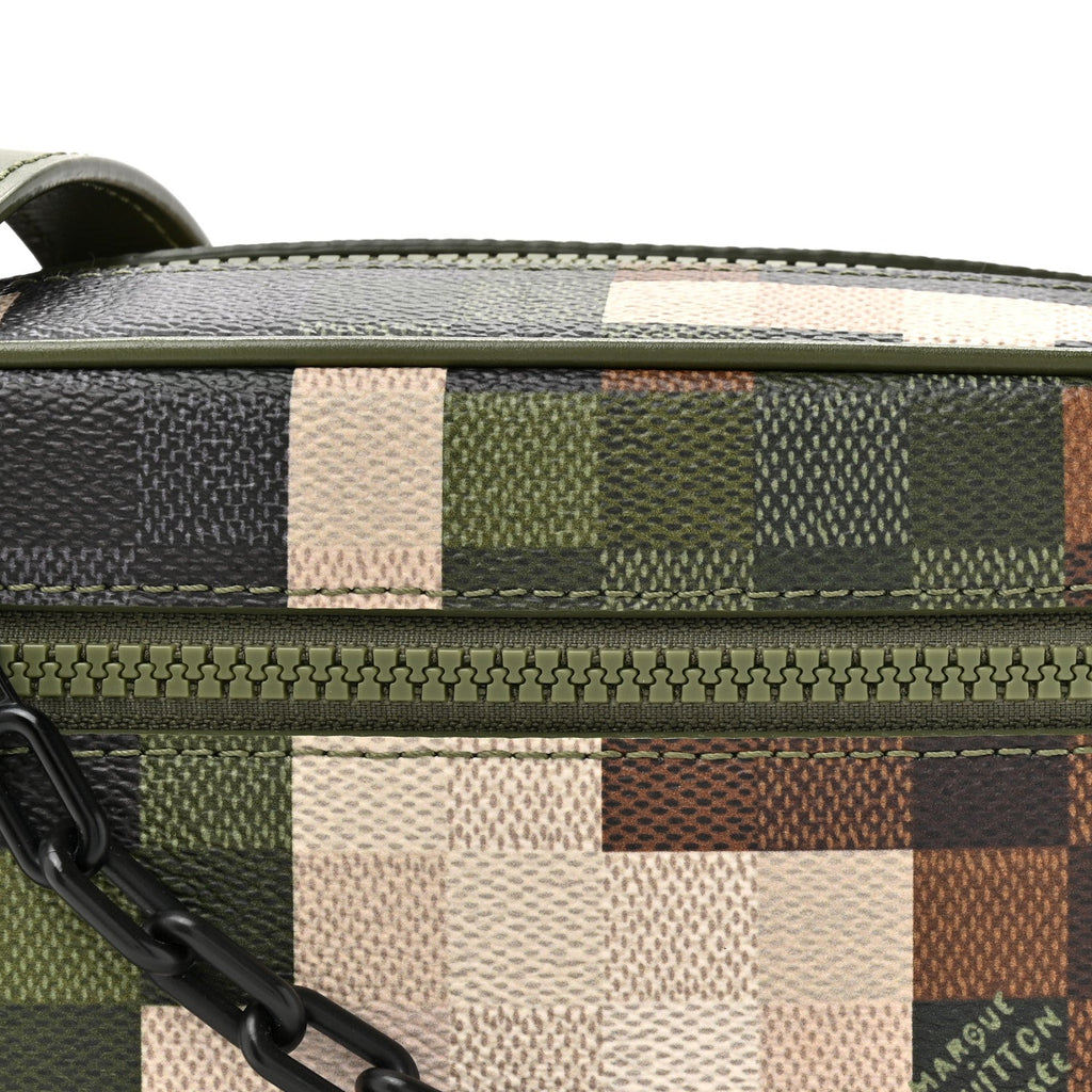 Louis Vuitton Damoflage Mini Soft Trunk Green