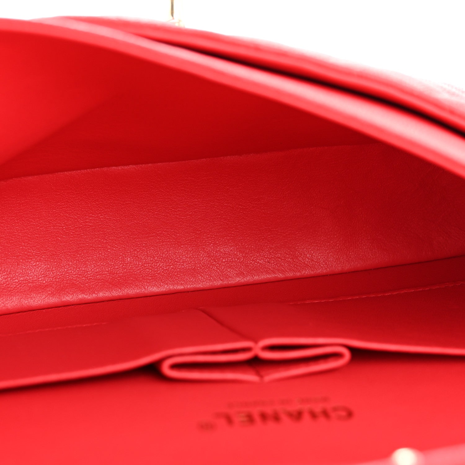 Chanel Caviar Quilted Medium Double Flap Red