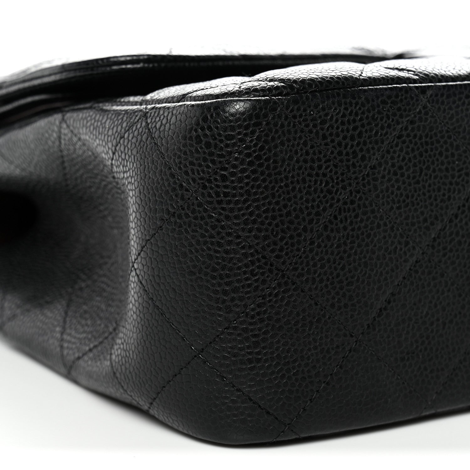 Chanel Caviar Quilted Jumbo Double Flap Black