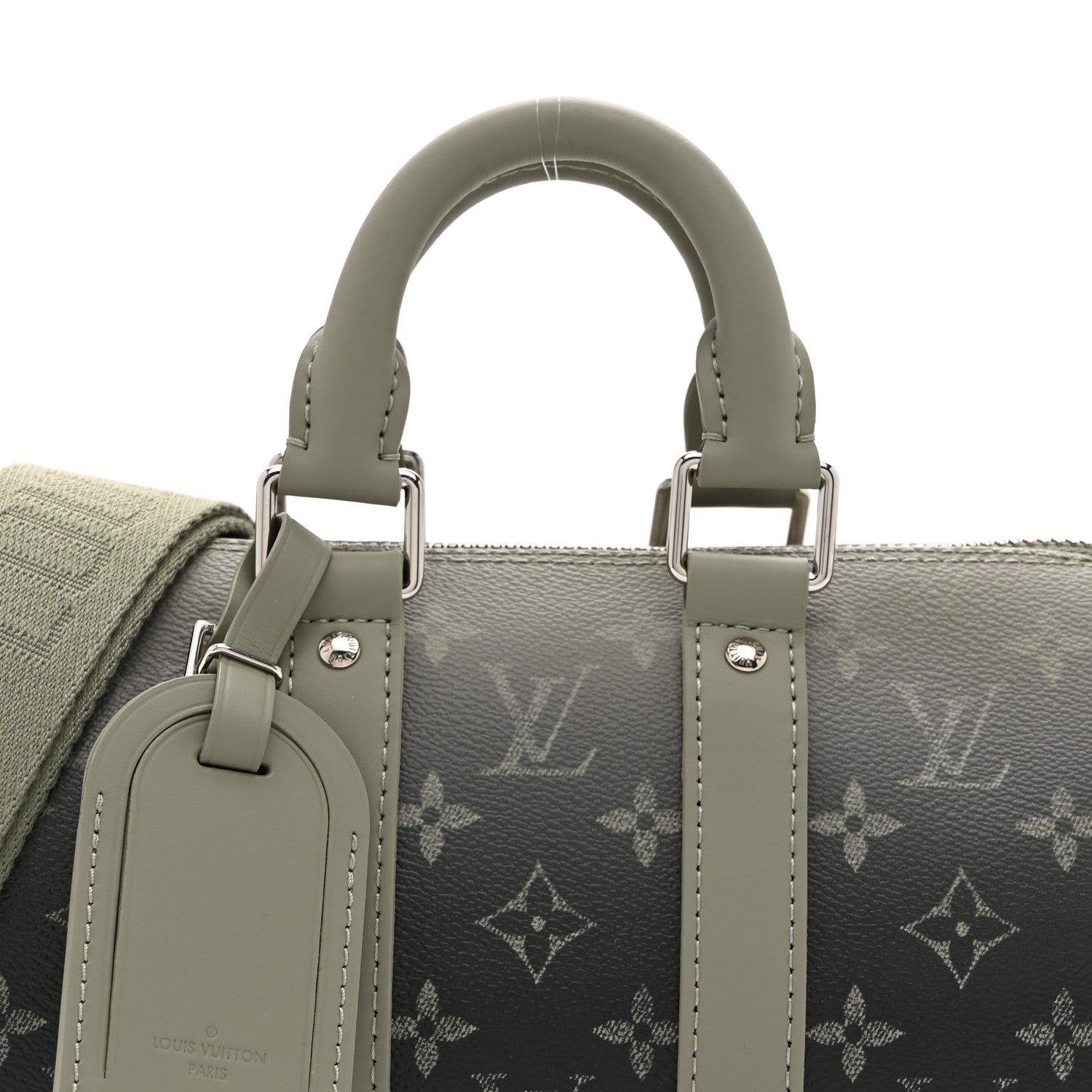 Louis Vuitton Monogram Gradient Keepall Bandouliere 25 Khaki