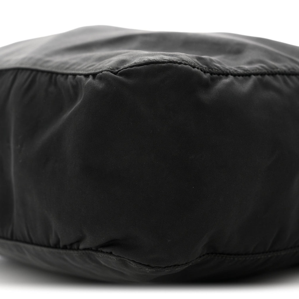 Prada Tessuto Nylon Shoulder Bag  Black