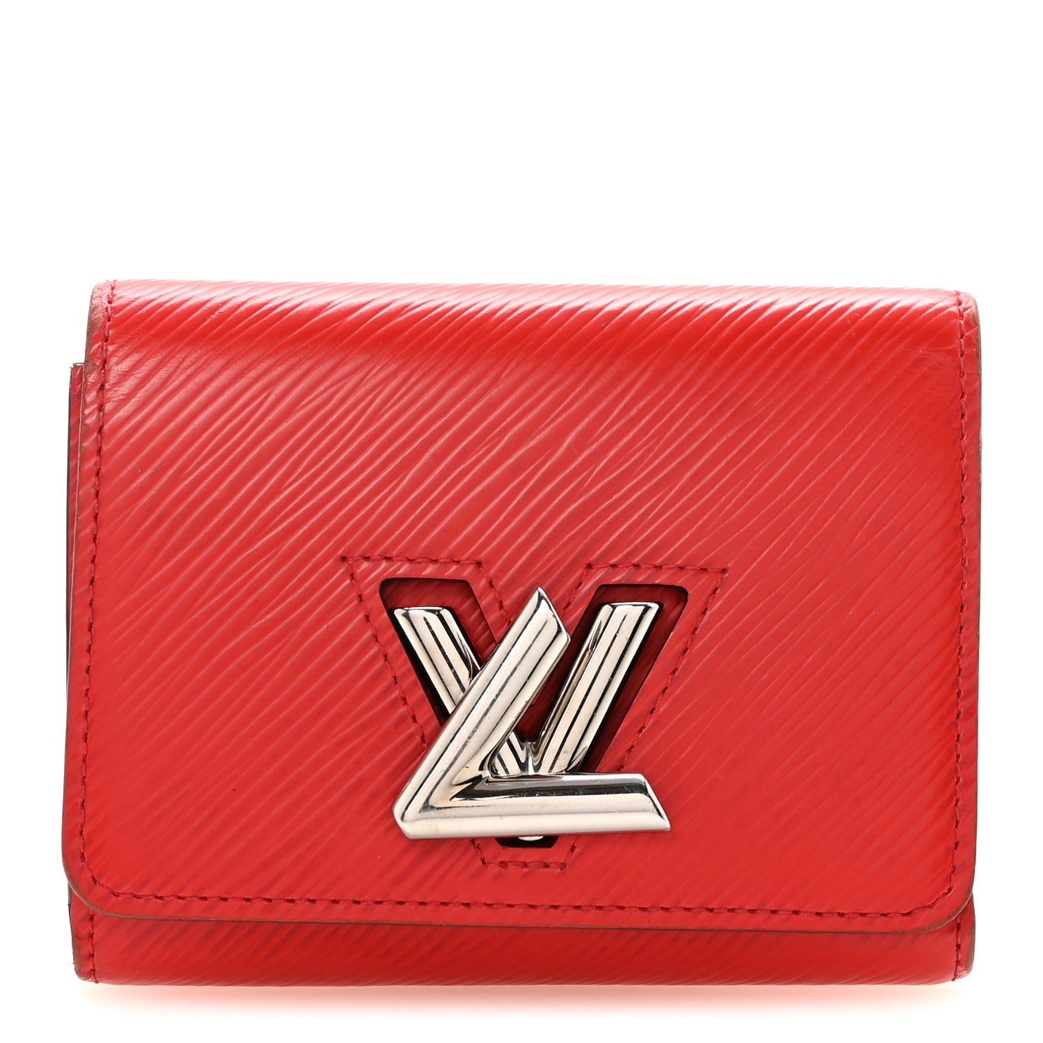 Louis Vuitton Epi Twist Compact Wallet Coquelicot