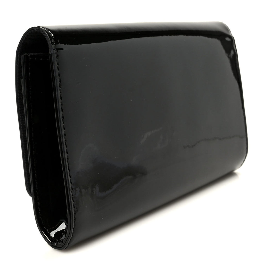 Louis Vuitton Patent Louise EW Clutch Black
