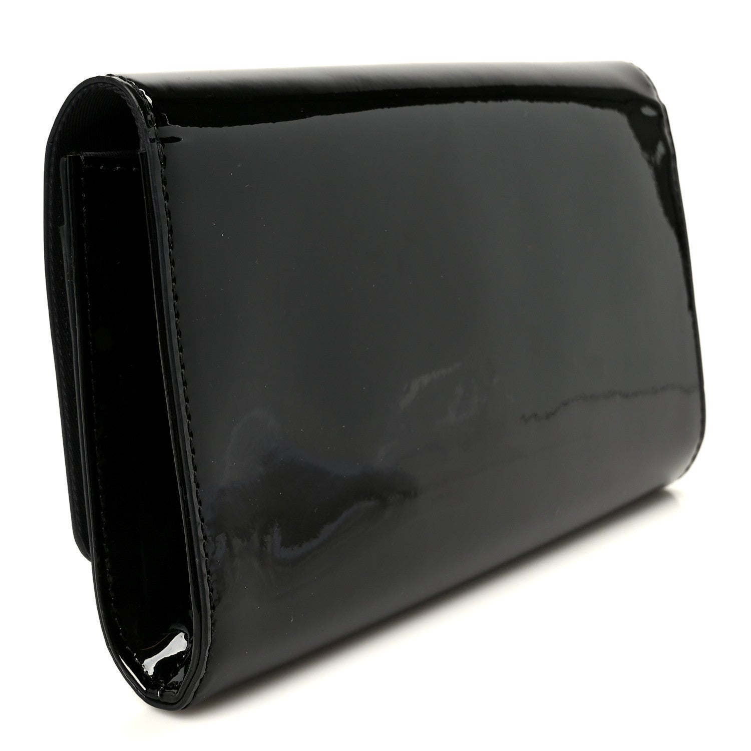 Louis Vuitton Patent Louise EW Clutch Black