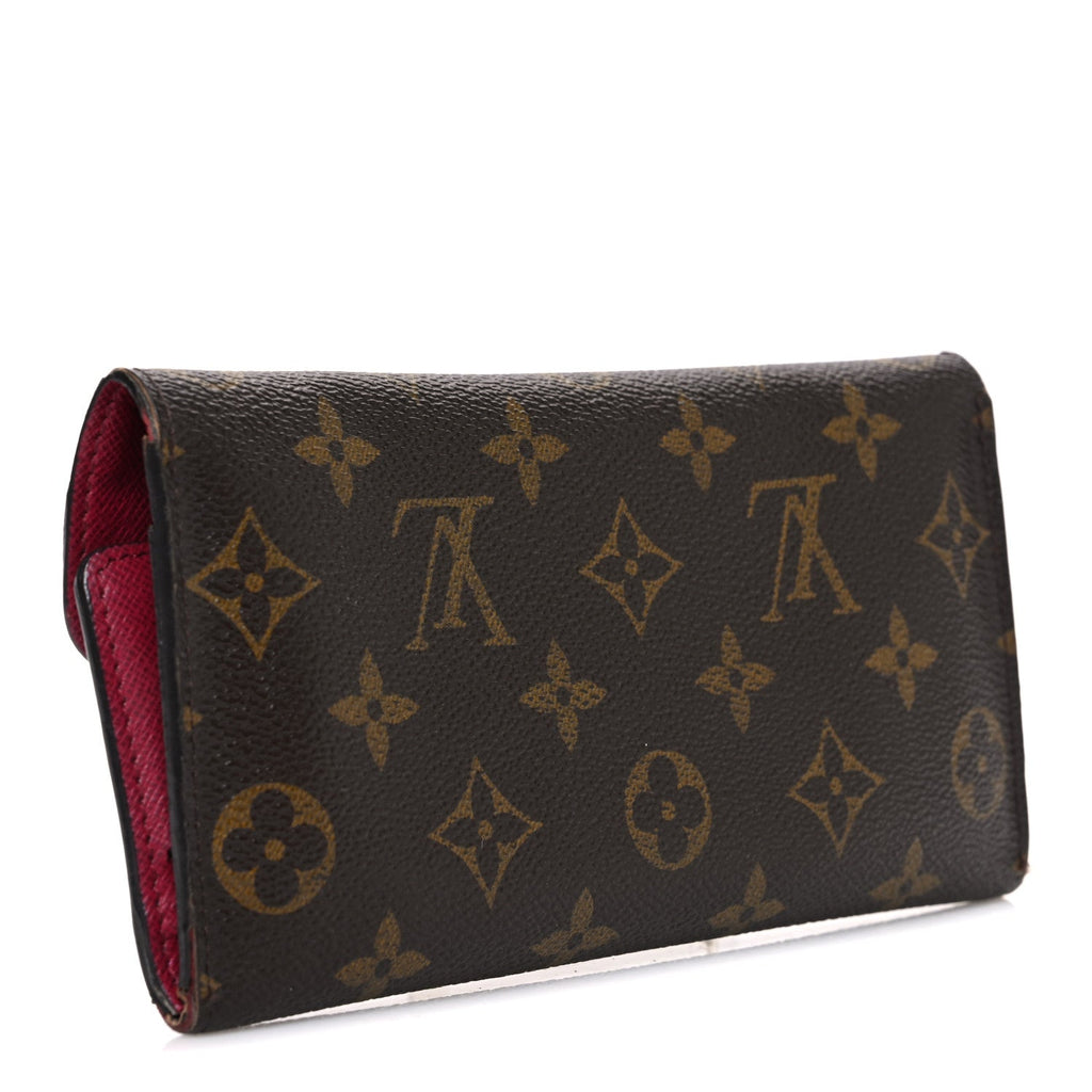 Louis Vuitton Monogram Sarah Wallet NM Fuchsia