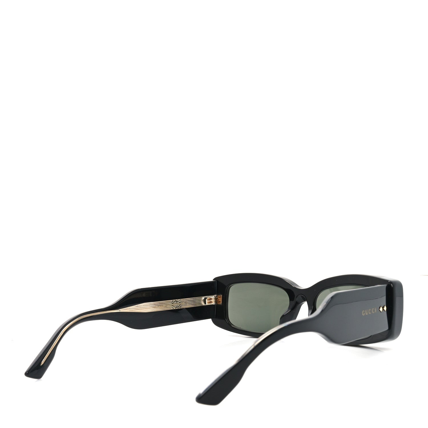Gucci Acetate Rectangle Frame Sunglasses GG1528S Black