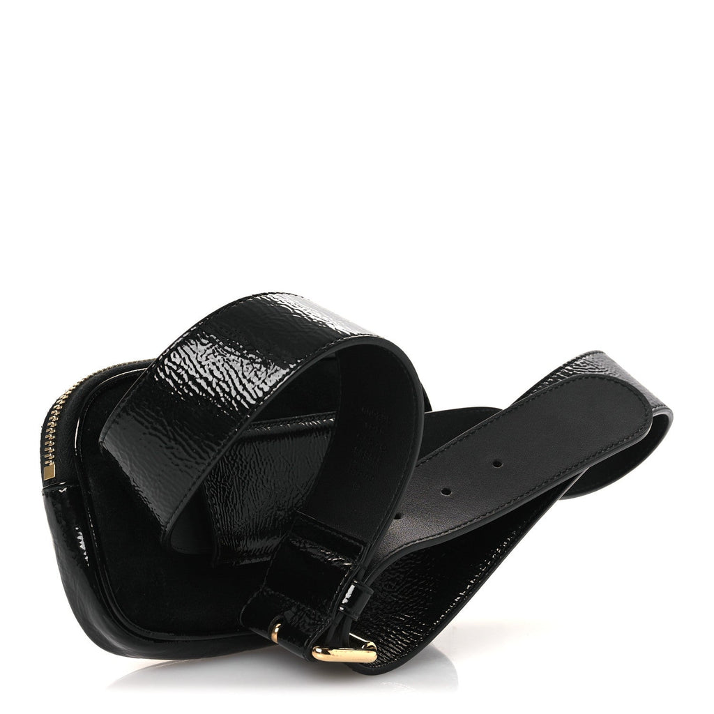 Gucci Suede Patent Ophidia Belted iPhone Case 85 34 Black