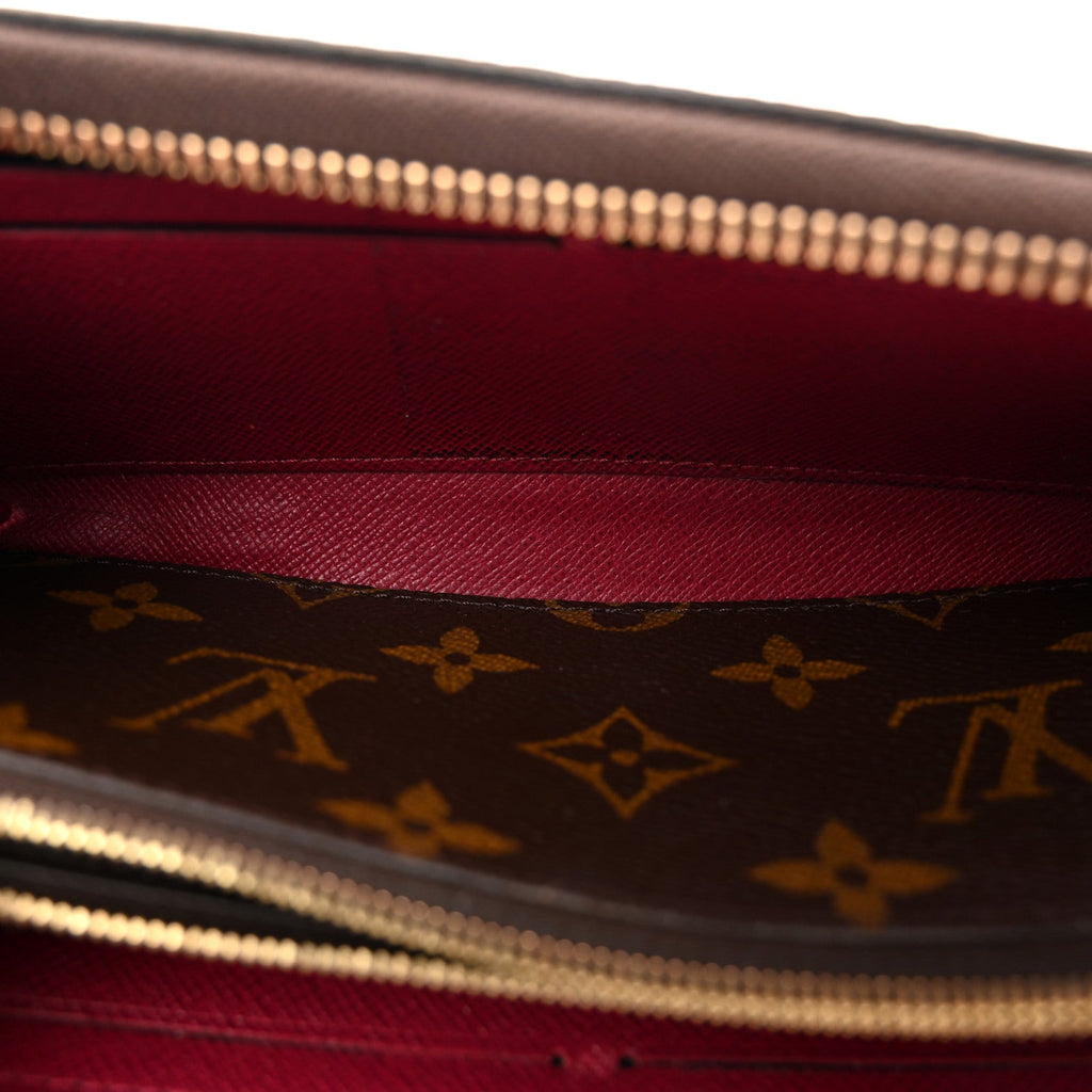 Louis Vuitton Monogram Clemence Wallet Fuchsia