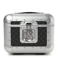 Gucci GG Supreme Monogram Aluminum Porter Beauty Case Silver