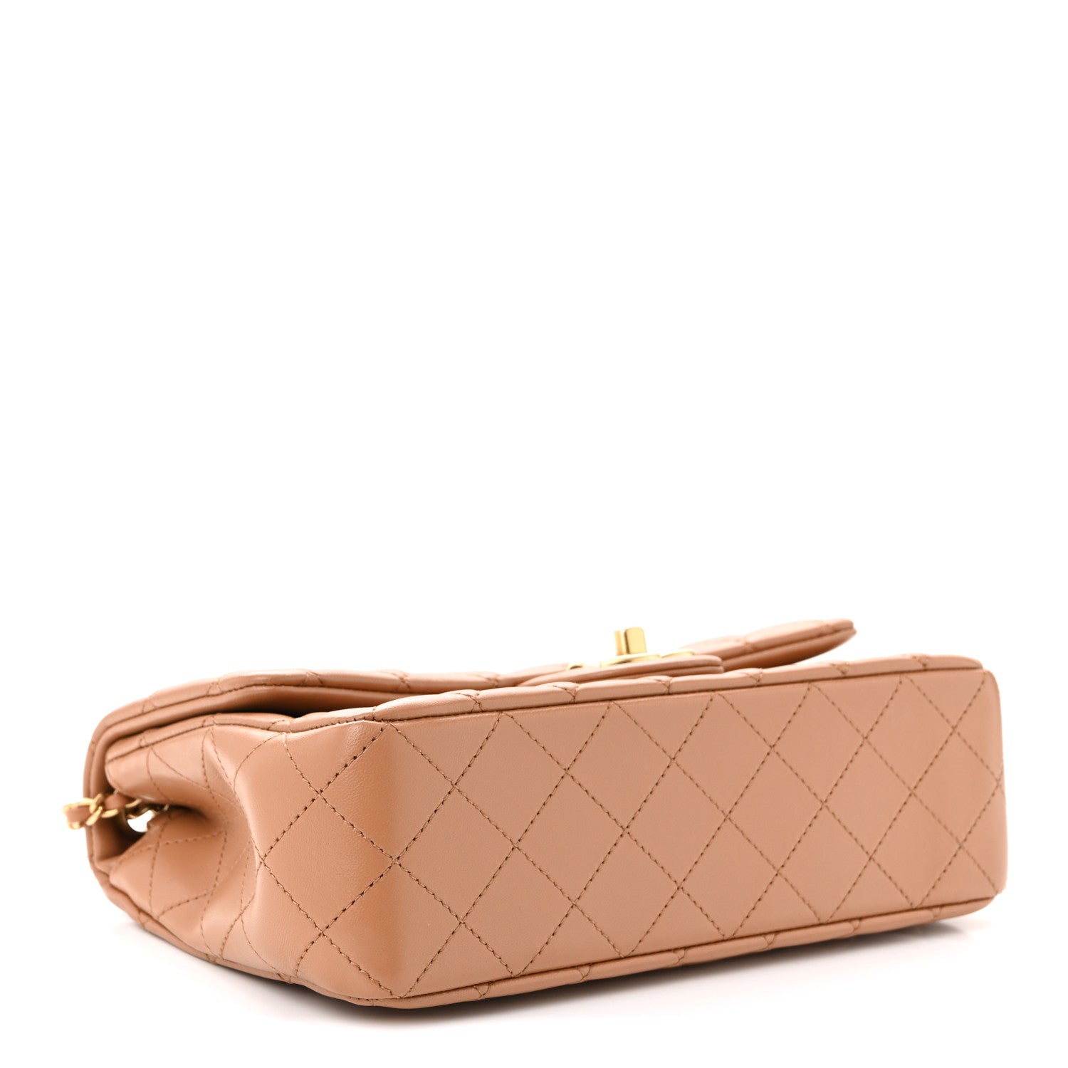 Chanel Lambskin Quilted Small CC Crush Flap Brown