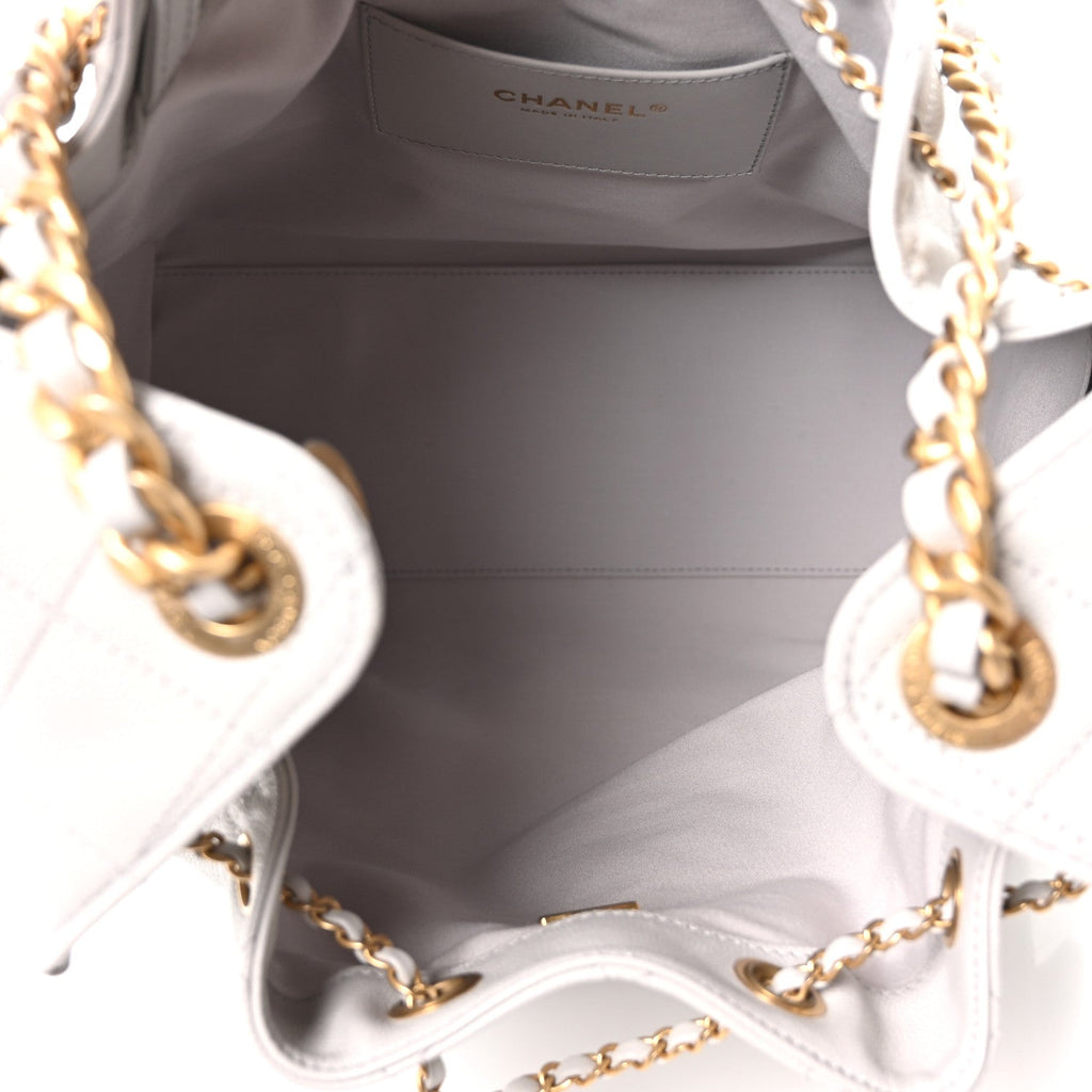 Chanel Caviar Quilted Medium Chanel 25 Handbag Light Gray