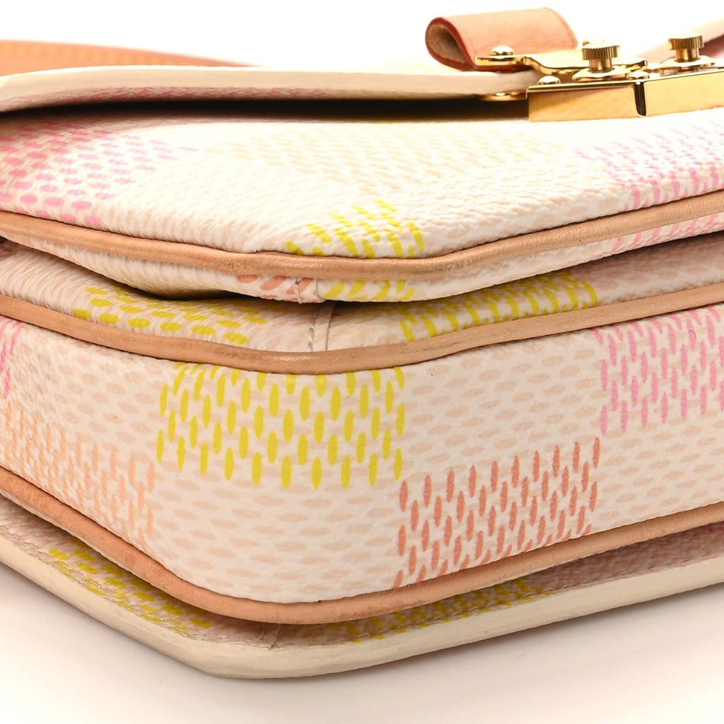 Louis Vuitton Damier Giant Pochette Metis East West Peach