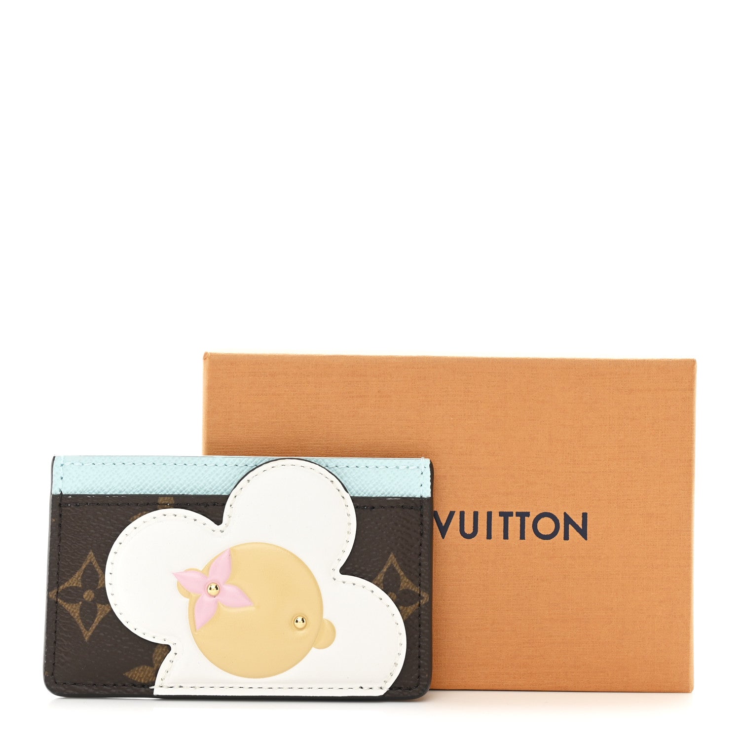 Louis Vuitton Monogram Vivienne Card Holder Animation Blue
