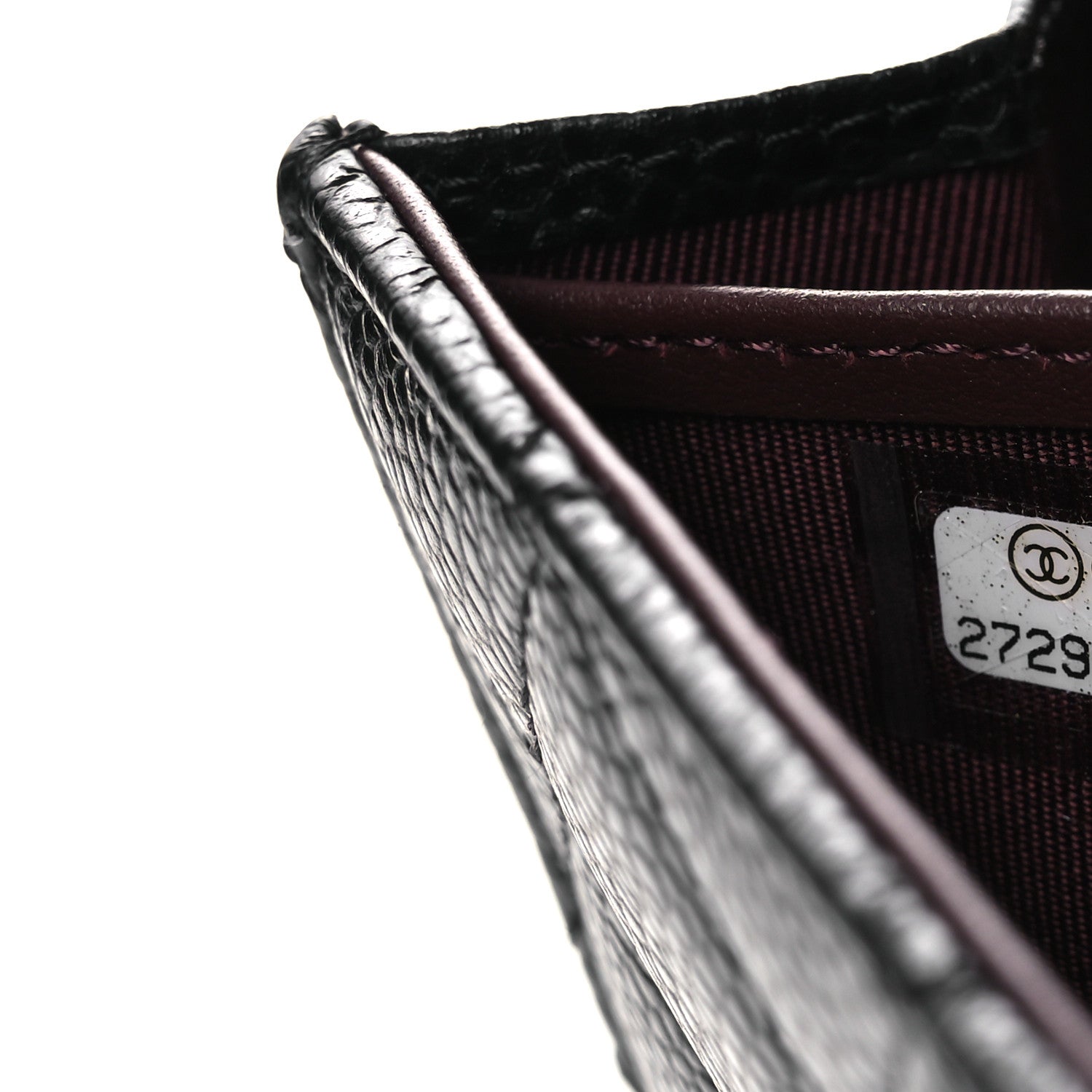Caviar Quilted Large Gusset Flap Wallet Black