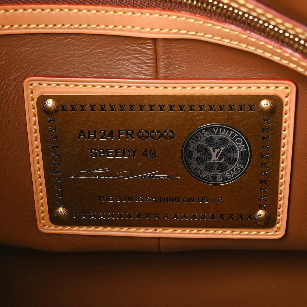 Louis Vuitton Calfskin Monogram Speedy P9 Bandouliere 40 Agate
