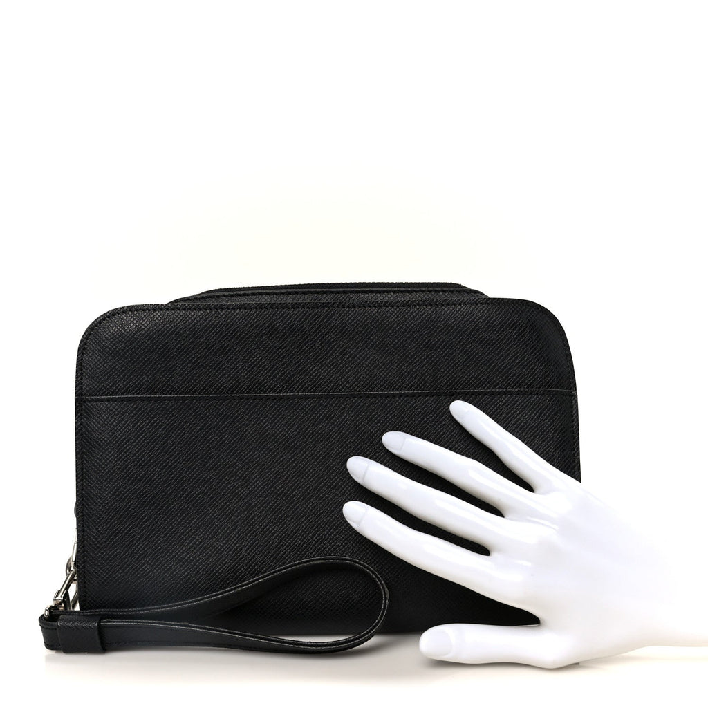 Louis Vuitton Taiga Baikal Pochette Ardoise