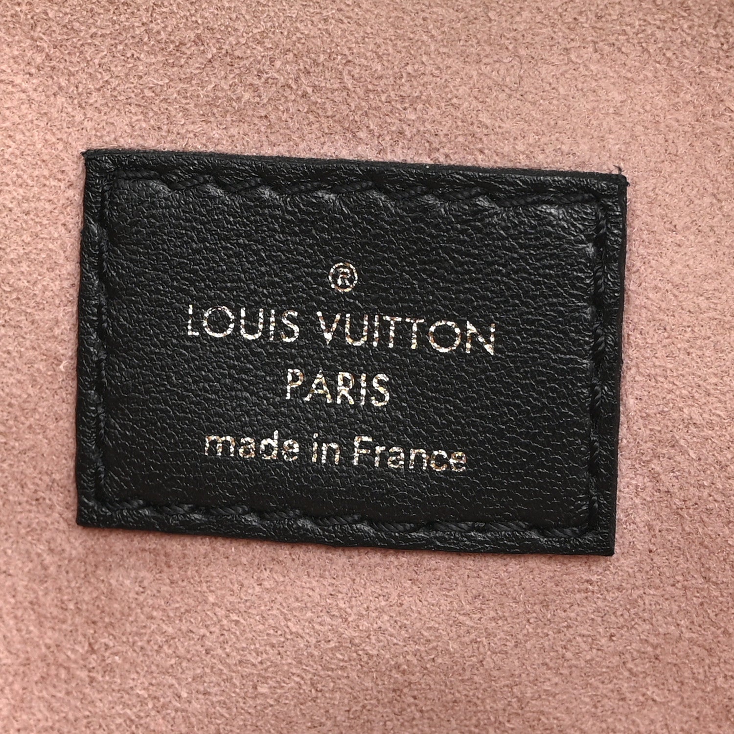 Louis Vuitton Lambskin Embossed Monogram Coussin PM Black
