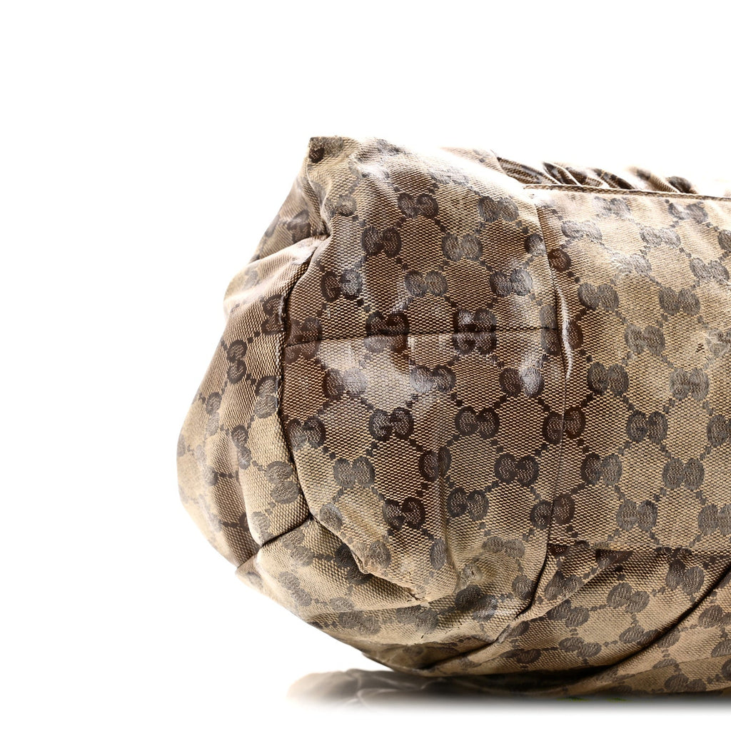 Gucci Crystal Monogram Medium Hysteria Top Handle Bag
